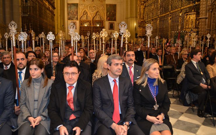 Álvaro Gutiérrez asiste a la solemne eucaristía con motivo del encuentro del Rocío de la Misericordia