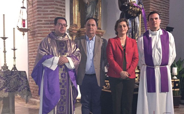 María Ángeles García inaugura las obras de reparación de la Parroquia de Belvís de la Jara