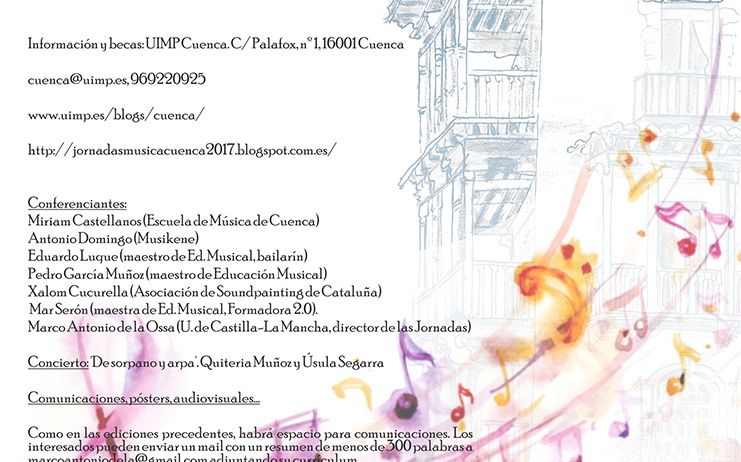 Presentadas las VI jornadas de didáctica de la música y musicología de la UIMP de Cuenca