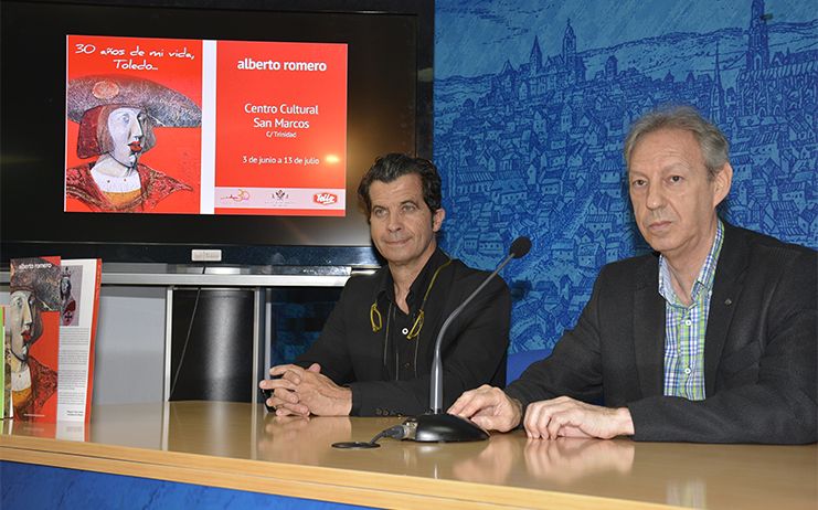 San Marcos acogerá la muestra ‘30 años de mi vida, Toledo…’, obra del artista Alberto Romero, del 2 de junio al 13 de julio