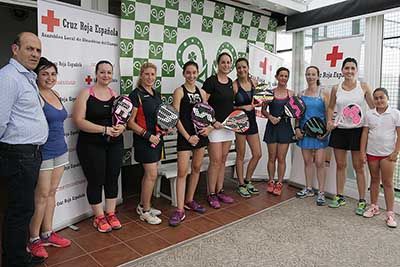 Cruz Roja, beneficiaria en Almodóvar del Campo de un Torneo de Pádel solidario que vale su peso en oro