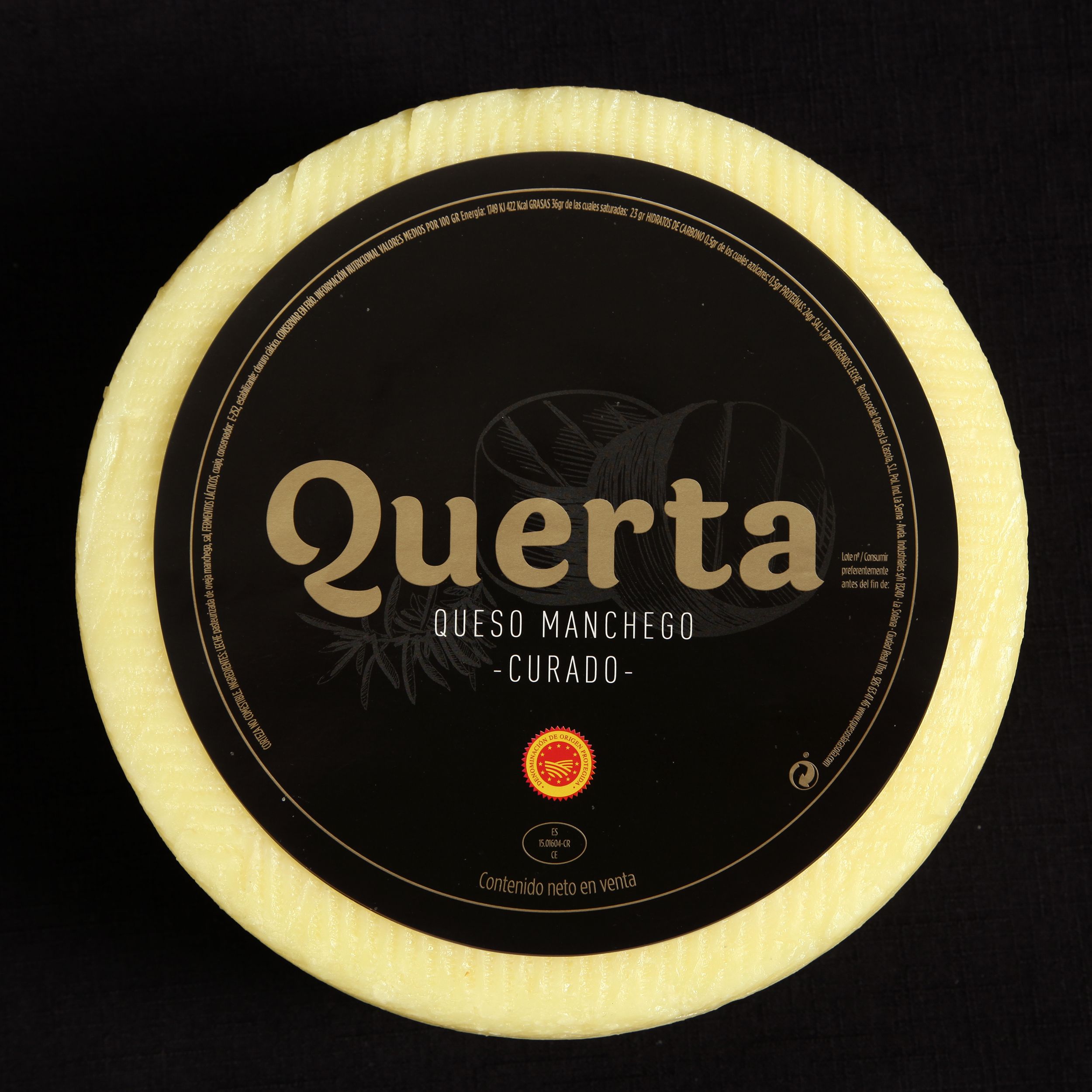CATEGORÍA QUESOS DE CALIDAD DIFERENCIADA: CURADO