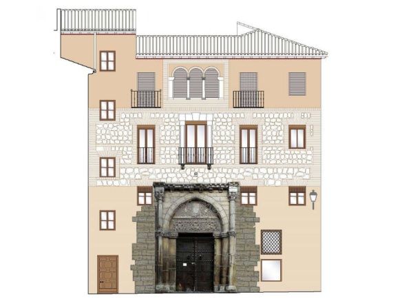 El Consorcio conservarálos sillares originales hallados durante la restauración de la fachada del Palacio de los Toledo del siglo XIV