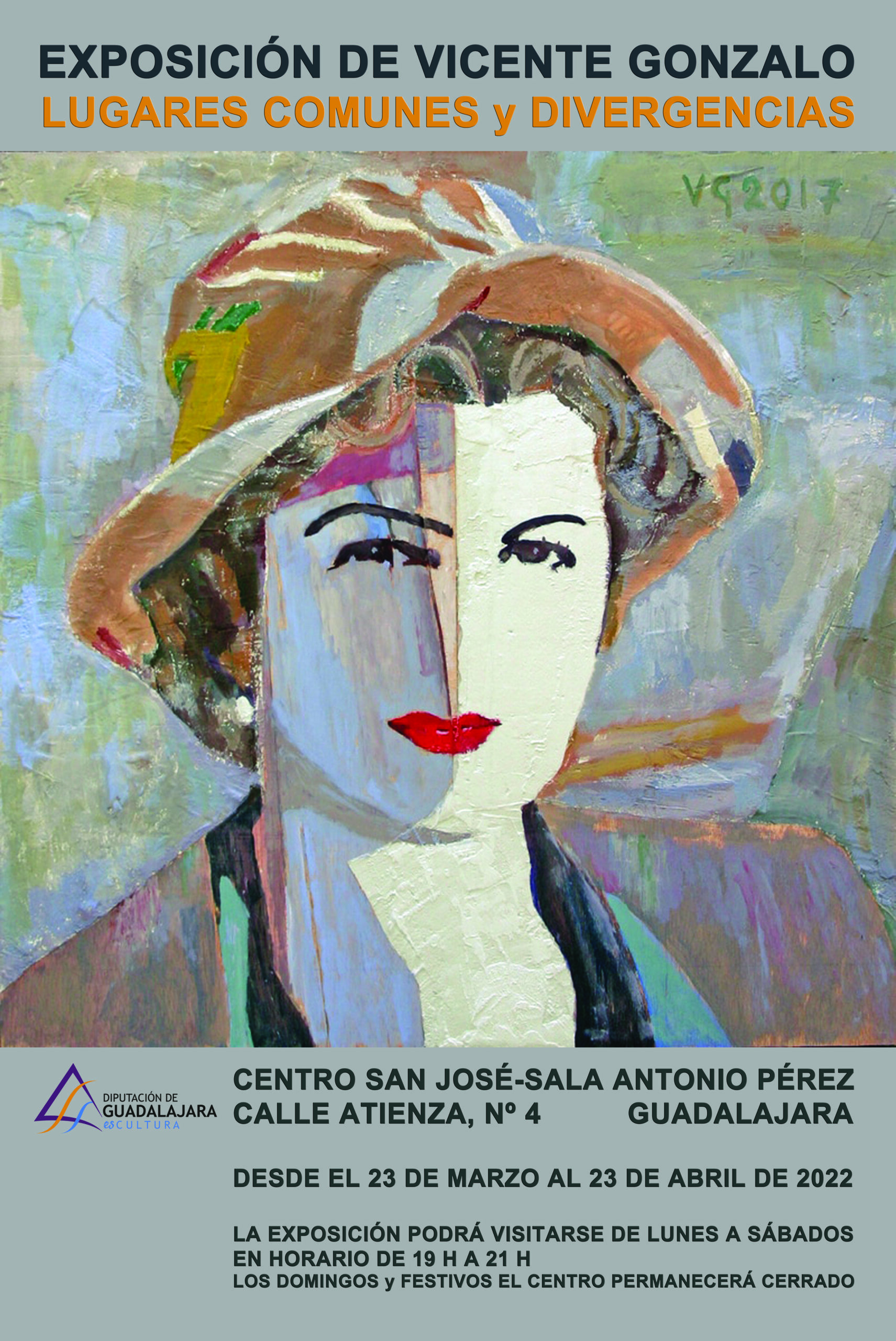 Vicente Gonzalo expone en la Sala de Arte de la Diputación de Guadalajara