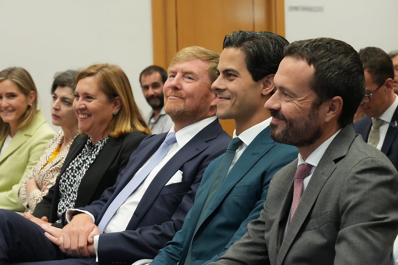 La visita del rey de los Países Bajos al CNH2 de Puertollano amplía aún más la dimensión internacional de este centro