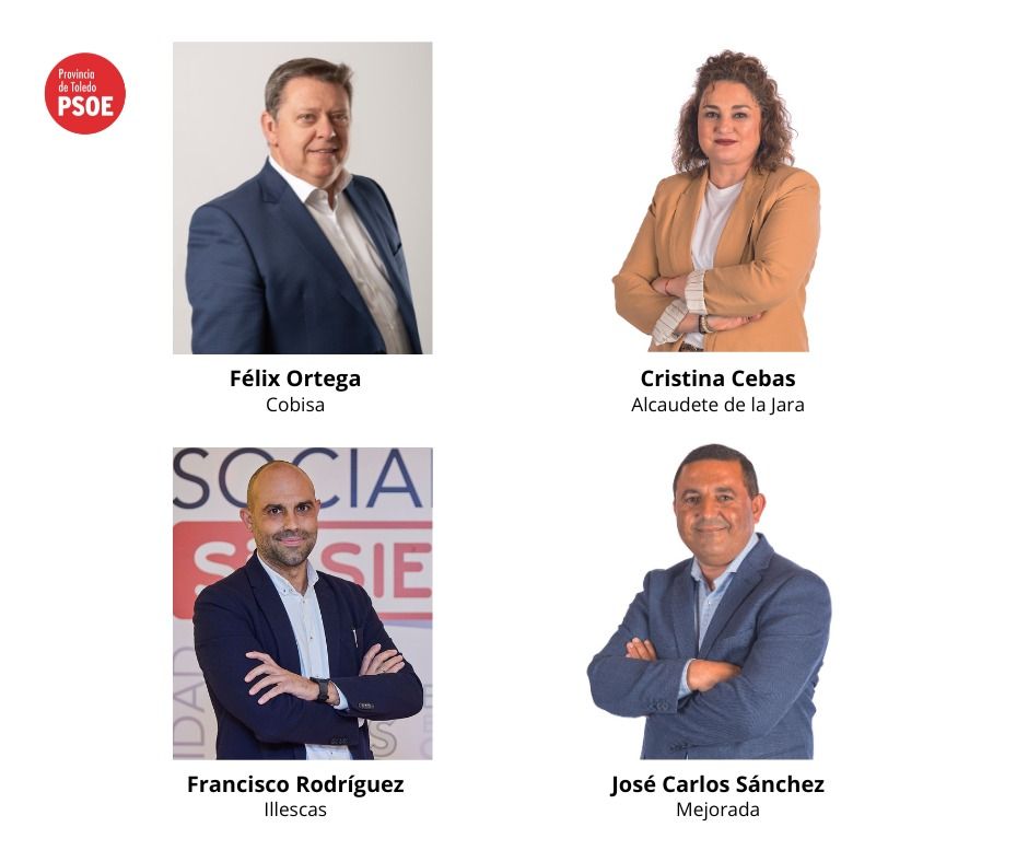 Félix Ortega presidirá el Grupo Socialista de la Diputación de Toledo y Tita García élez será la portavoz