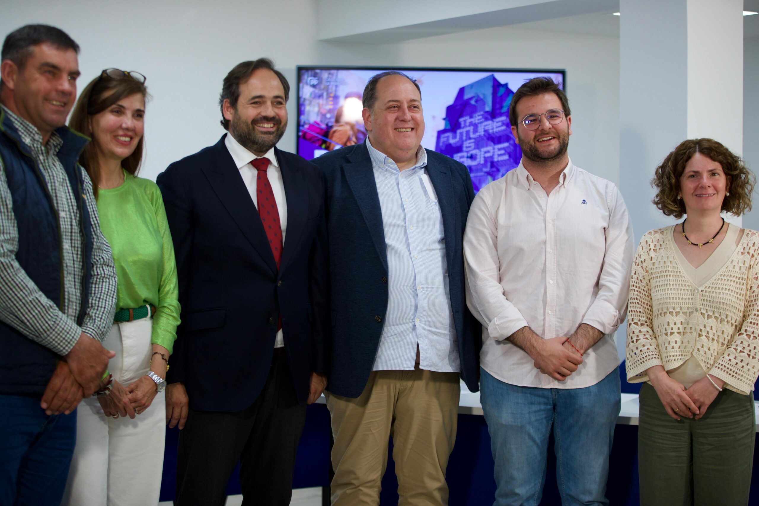 Núñez anima a los castellanomanchegos a apostar el 9 de junio por una Unión Europea fuerte en la que Castilla-La Mancha juega un papel importantísimo