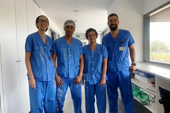 El servicio de Angiología, Cirugía Vascular y Endovascular del Hospital de Guadalajara forma a cirujanos indonesios en técnicas endovasculares y cirugía abierta