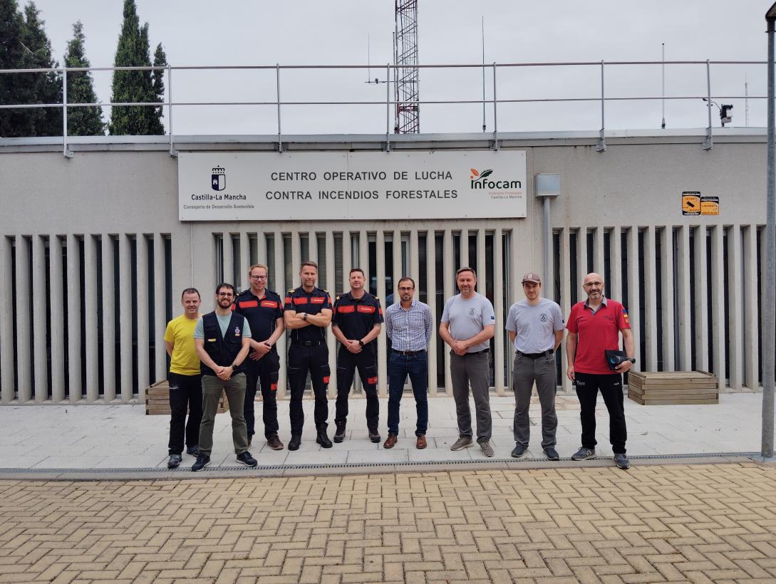 El Gobierno de Castilla-La Mancha repite formación con el dispositivo estonio de incendios forestales tras el éxito del año pasado