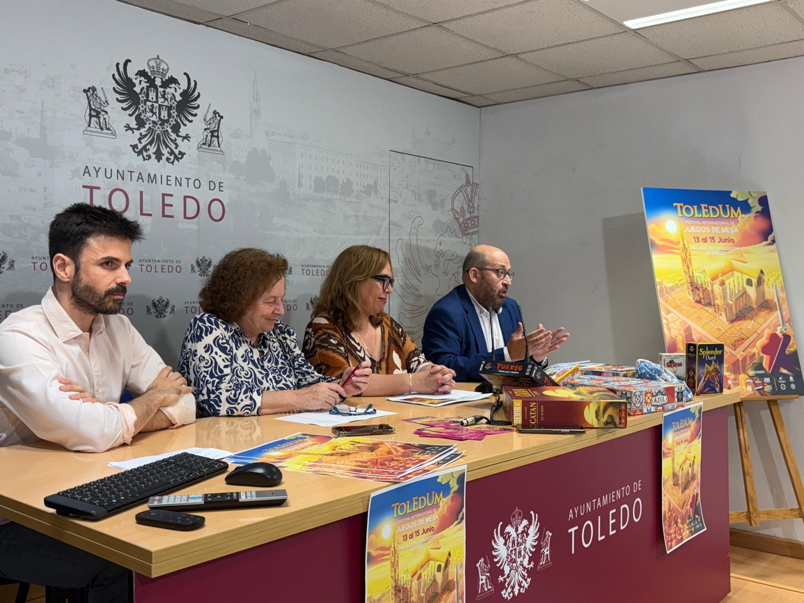 La Diputación de Toledo respalda la primera edición del Festival Internacional de Juegos de Mesa TOLEDUM