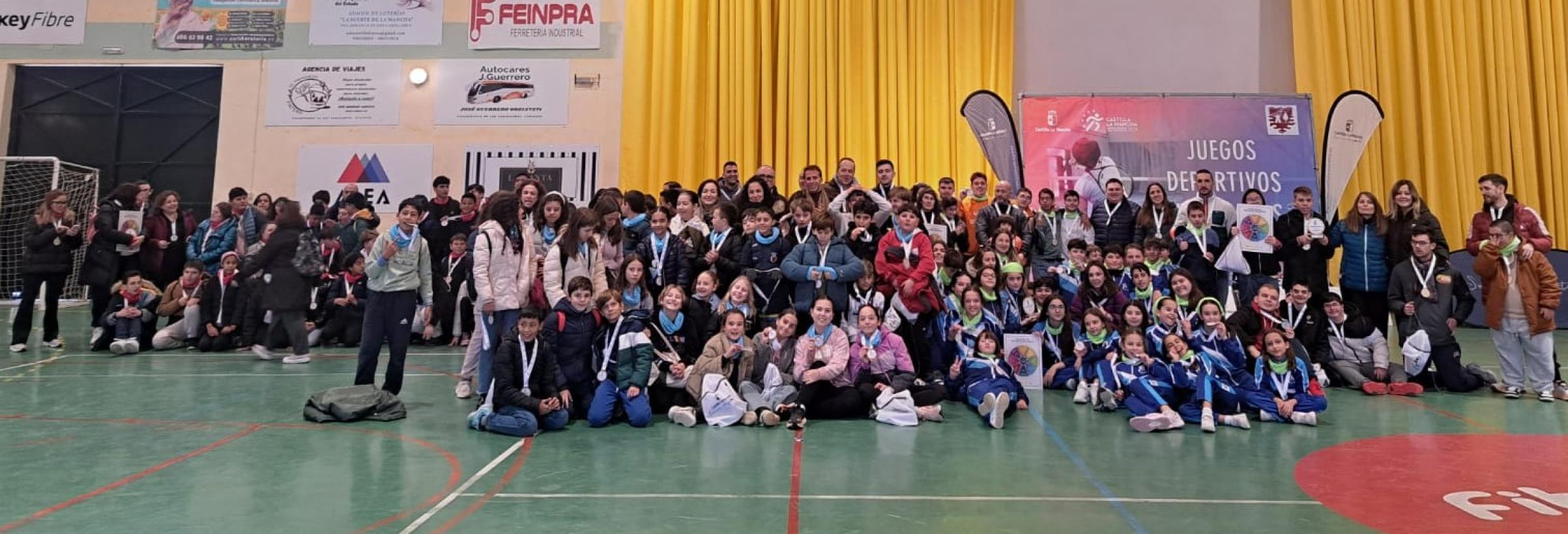 El Gobierno regional impulsa una segunda edición de juegos deportivos unificados, en la que han participado más de 400 escolares