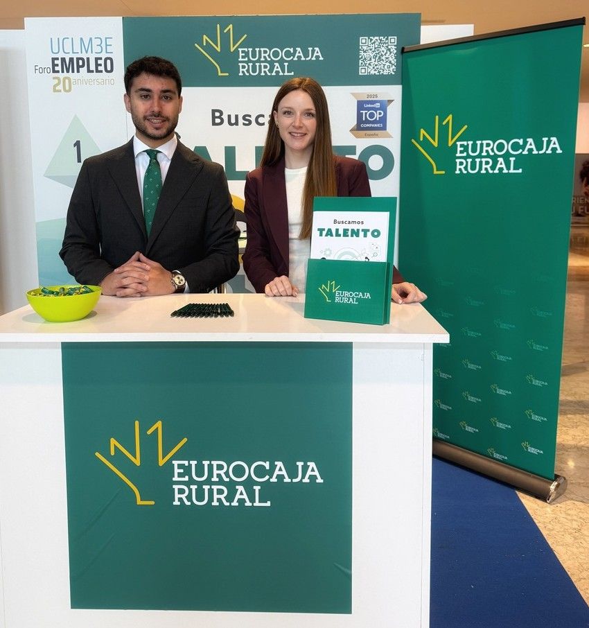 Eurocaja Rural presenta sus oportunidades laborales y de desarrollo profesional en el 'Foro de Empleo UCLM3E'