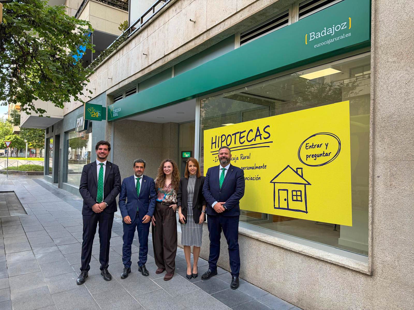 Nueva oficina en Badajoz: Eurocaja Rural refuerza su apuesta por Extremadura