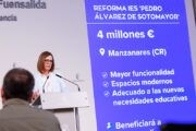 El Gobierno regional aprueba la remodelación integral del IES ‘Pedro Álvarez de Sotomayor’ de Manzanares con un presupuesto de cuatro millones de euros