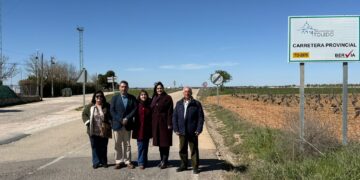 El PP pone en marcha las obras de la carretera TO-2875 en Villanueva de Alcardete y acaba con 20 años de desidia del PSOE