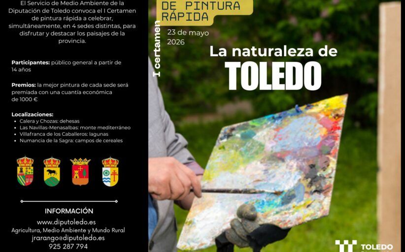 La Diputación de Toledo impulsa el I Certamen de Pintura Rápida 