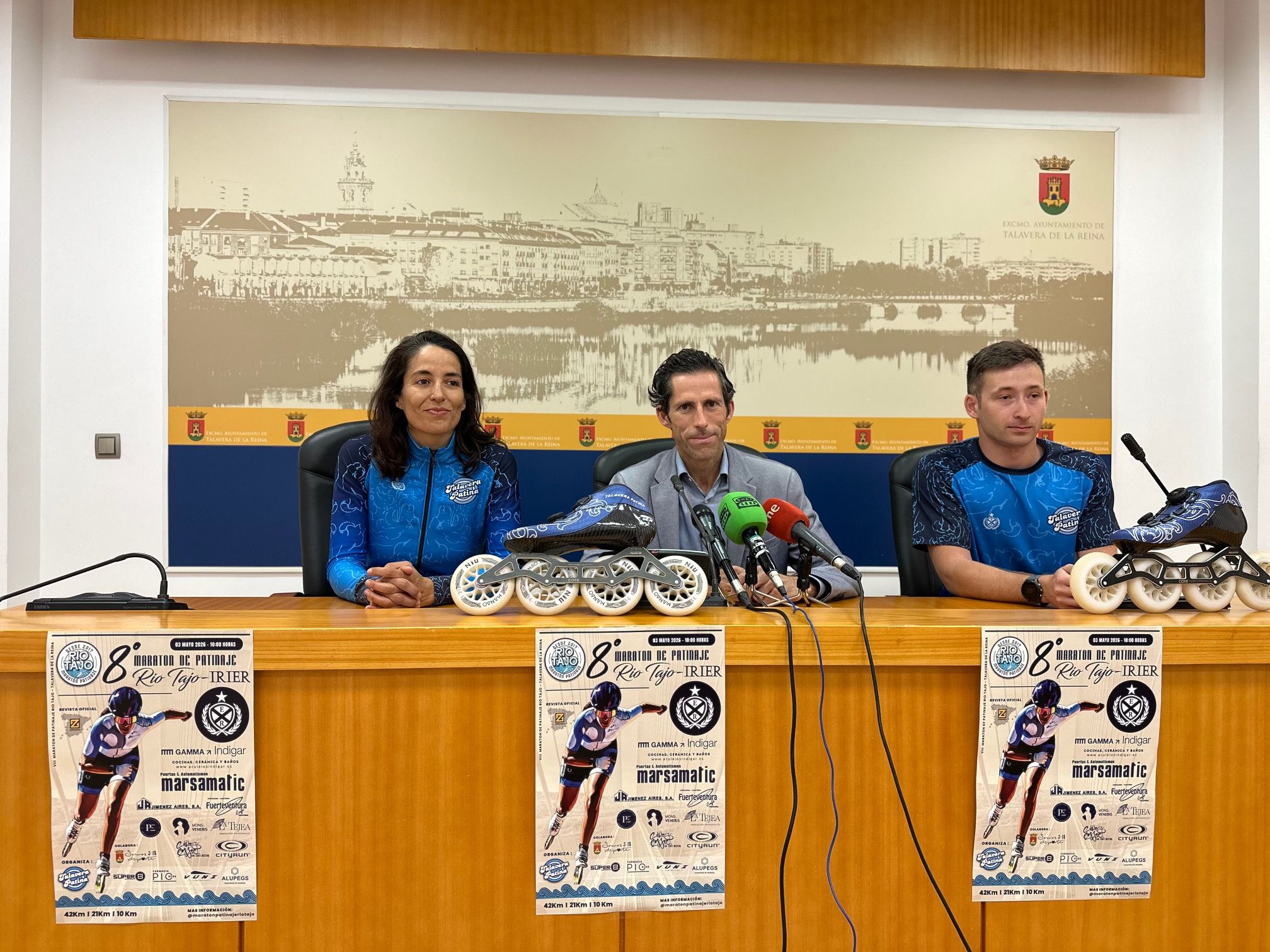 300 patinadores de 12 países se darán cita en el VIII Maratón de Patinaje Río Tajo