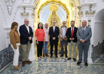 Alcázar de San Juan da la bienvenida a mayo con el pregón y petición de licencia a la Virgen del Rosario de Herminio Ortega
