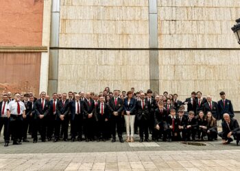 Serrallé felicita a la Unión Musical ‘Ciudad de Albacete’ por su 30 aniversario y agradece su importante contribución al engrandecimiento cultural de la ciudad y a su proyección musical