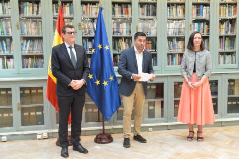 Hoy, en la sede del ministerio Hoy, en la sede del ministerio