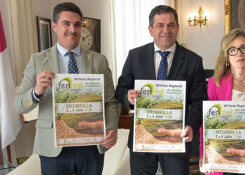 Valverde reafirma el apoyo de la Diputación de Ciudad Real a la Feria Regional del Melón que se celebrará del 2 al 4 de julio en Membrilla