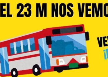Reserva de plazas de autobús · Movilización 23 de mayo · Madrid