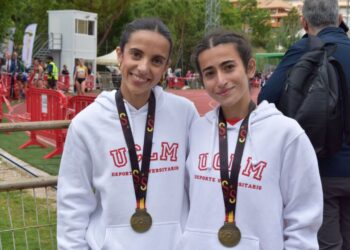 Las estudiantes de la UCLM Silvia López y Ana Gálvez se proclaman campeonas de España en los universitarios de atletismo