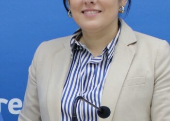 Bea Jiménez denuncia que la reforma de Carretería se ejecute «al margen» de vecinos, empresarios y de la oposición