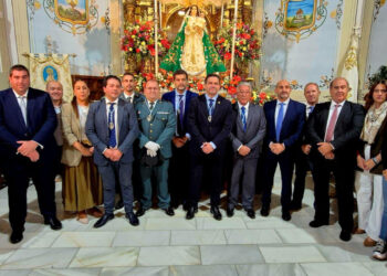 Valverde anuncia el Quijote al Mérito Deportivo para el Balonmano Pozuelo en el Santuario de la Virgen de los Santos con motivo de la Misa de la Justicia