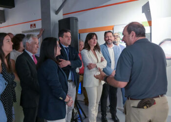 Valverde destaca en Almagro el valor del Geoparque Volcanes de Calatrava como motor turístico, cultural y de desarrollo para la provincia en la inauguración del centro de turismo científico inspirado en Marte ubicado en el silo de la localidad