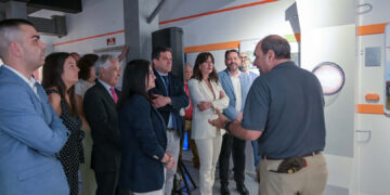 Valverde destaca en Almagro el valor del Geoparque Volcanes de Calatrava como motor turístico, cultural y de desarrollo para la provincia en la inauguración del centro de turismo científico inspirado en Marte ubicado en el silo de la localidad