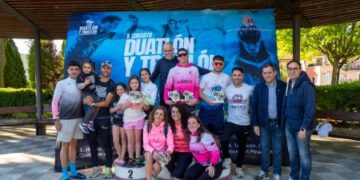 Javier Martínez Cerrillo y Tristana Martínez Gómez dominan  el II Triatlón Popular Ciudad de Cuenca