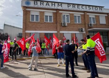 Nueva jornada de protesta de la plantilla de Brahm de Manzanares