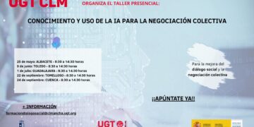 UGT Castilla-La Mancha impartirá un taller sobre conocimiento y uso de la IA para la negociación colectiva