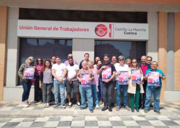 UGT Cuenca sale a la calle para exigir medidas urgentes contra la siniestralidad laboral en la provincia