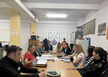 El alcalde supervisa el dispositivo de seguridad para el primer día de feria