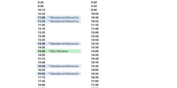 El Ayuntamiento informa de los nuevos horarios y modificaciones en el transporte urbano para mejorar el servicio
