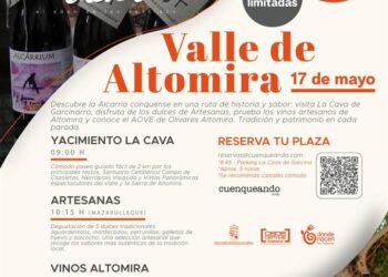 Elige Cuenca ofrece la posibilidad de disfrutar en la Ruta Gastro Turística del Valle de Altomira el próximo 17 de mayo