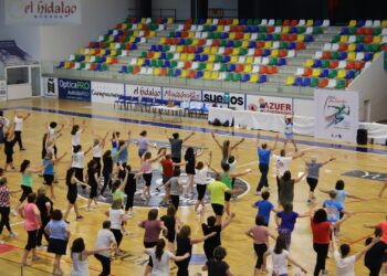 Una multitudinaria clase magistral en el Manzanares Arena para clausurar las escuelas deportivas municipales