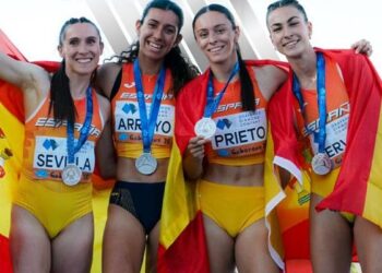 Paula Sevilla sigue ‘volando’ con España: nueva plata en el mundial de relevos