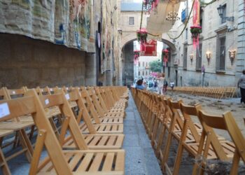 El Ayuntamiento de Toledo pone a la venta el próximo 26 de mayo las 2.500 sillas del Corpus Christi