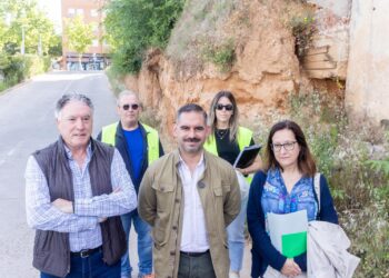El Ayuntamiento inicia las obras del muro de contención en el entorno del Palacio Multiusos tras 20 años de problemas
