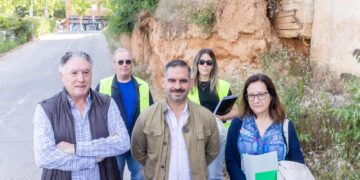 El Ayuntamiento inicia las obras del muro de contención en el entorno del Palacio Multiusos tras 20 años de problemas