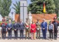 La alcaldesa de Guadalajara acompaña la celebración de San Fernando junto al Parque de Ingenieros