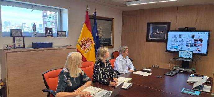 Hoy, en una reunión por videoconferencia Hoy, en una reunión por videoconferencia