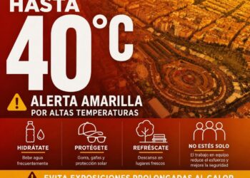 El Ayuntamiento pide precaución ante la ola de calor y aplica medidas preventivas para los trabajadores de limpieza viaria, recogida de residuos sólidos y zonas verdes