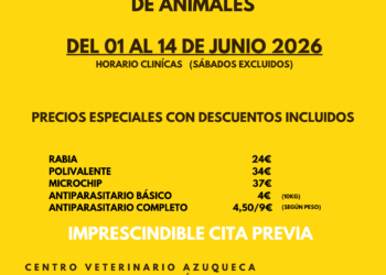 Del 1 al 14 de junio, nueva campaña de vacunación e identificación de mascotas