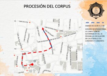 Restricciones de tráfico y estacionamiento por la celebración del Corpus
