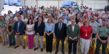 Valverde anuncia en Agudo el inicio inminente de las obras para convertir el camino de Las Saceas en carretera provincial con una inversión de 2’5 millones de euros