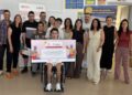 El proyecto ‘GarcamaTVA’, del IES Cañada de la Encina de Iniesta, recibe el cheque de 5.000 euros del premio ‘X Talento Challenge’ de Fundación ONCE